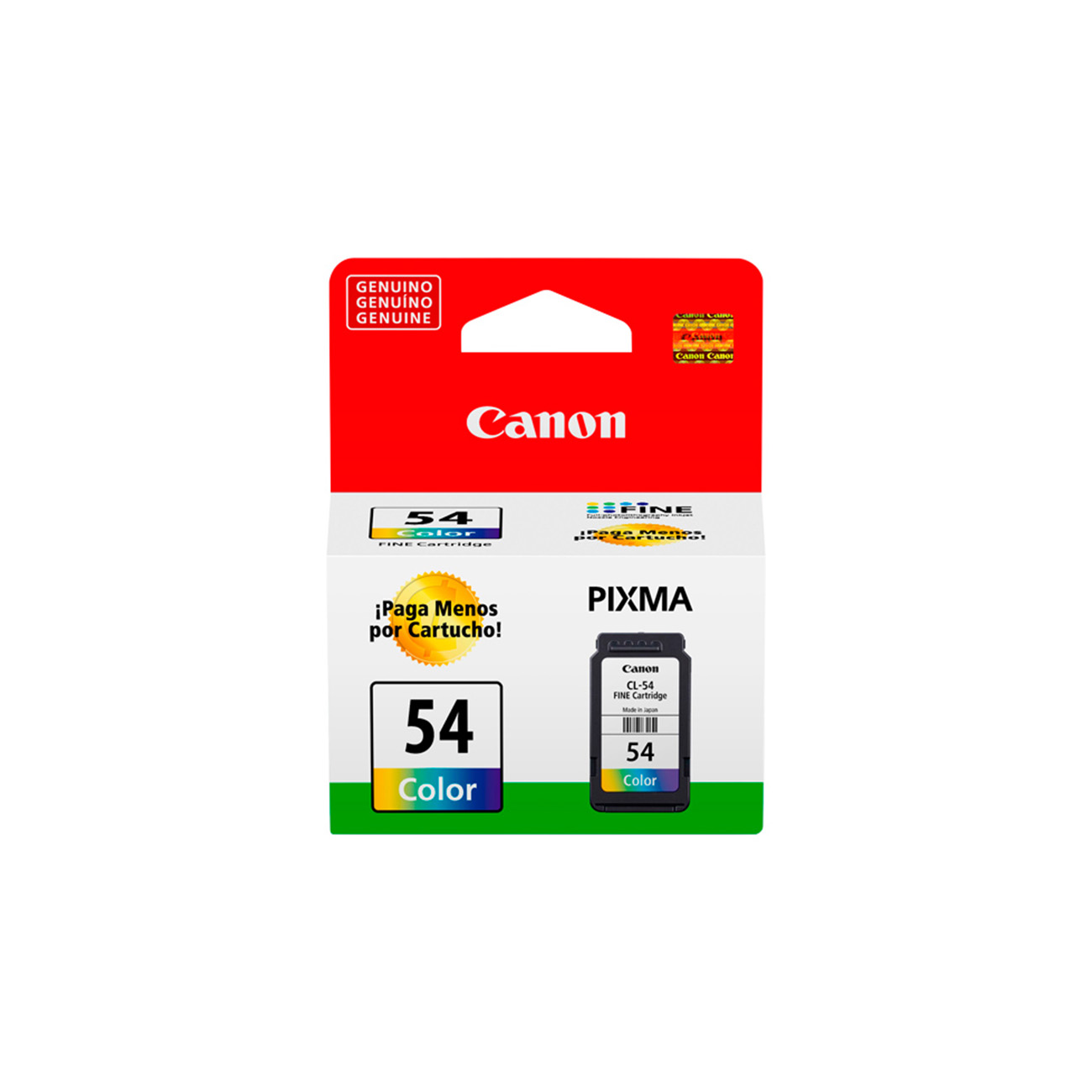 CARTUCHO DE TINTA DE COLOR GENUINO CANON CL-54 - Antares Computación